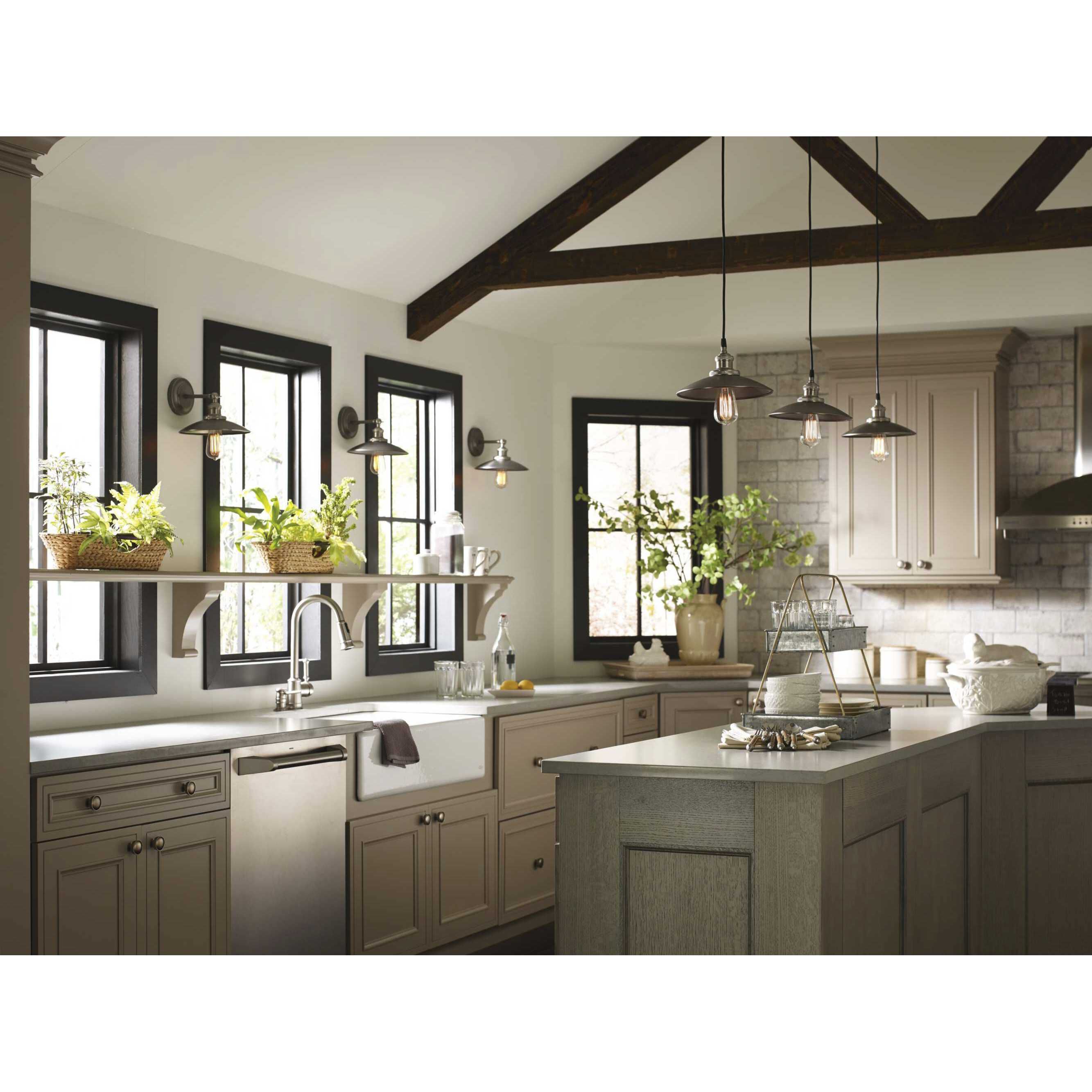 Archives 1 Light 9 inch Antique Nickel Adjustable Swivel Wall Sconce Wall Light